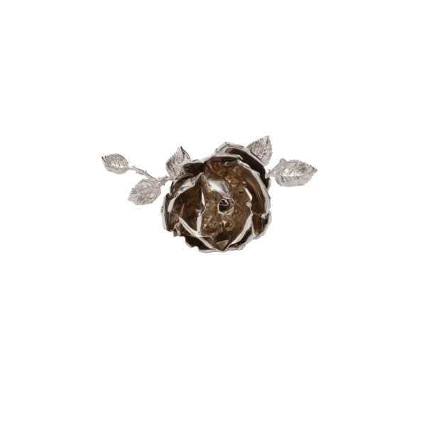 Magda Butrym Rose brooch in silver