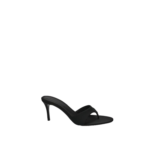 Scuba thong sandals in black