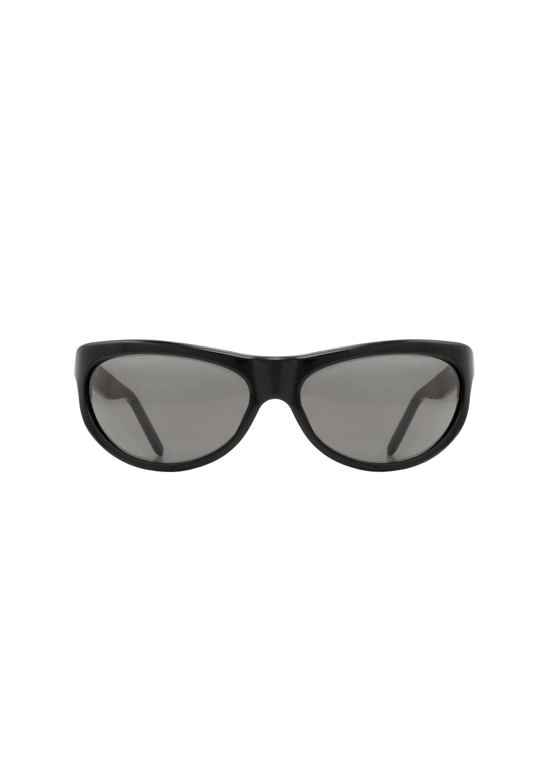 Magda Butrym Semi-round sunglasses in black | Coveti Magda Butrym Semi-round sunglasses in black
