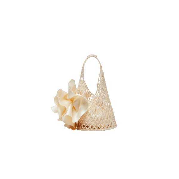 Small Devana bag in cream - Image 2