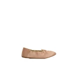 Magda Butrym Soft ballet flats in nude satin