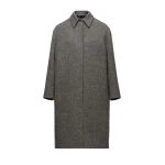 Magda Butrym Straight wool blend coat in grey