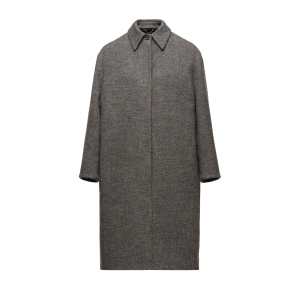 Magda Butrym Straight wool blend coat in grey