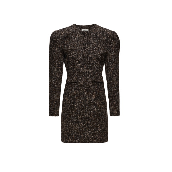 Magda Butrym Tailored bouclé dress in brown