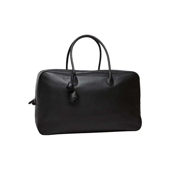Travel Brigitte bag in black leather - Image 2