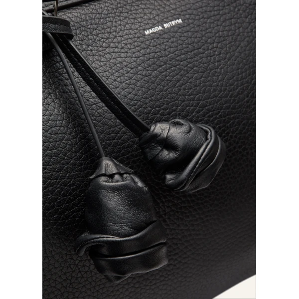 Varsovia bag in black leather - Image 4