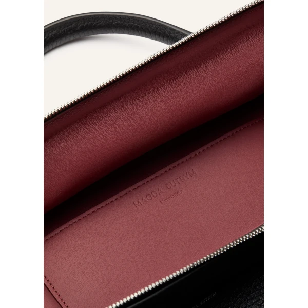 Varsovia bag in black leather - Image 5