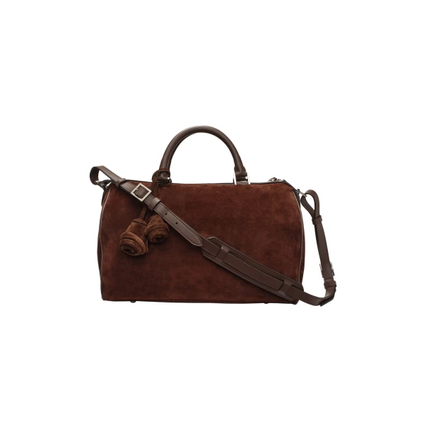 Varsovia bag in brown suede