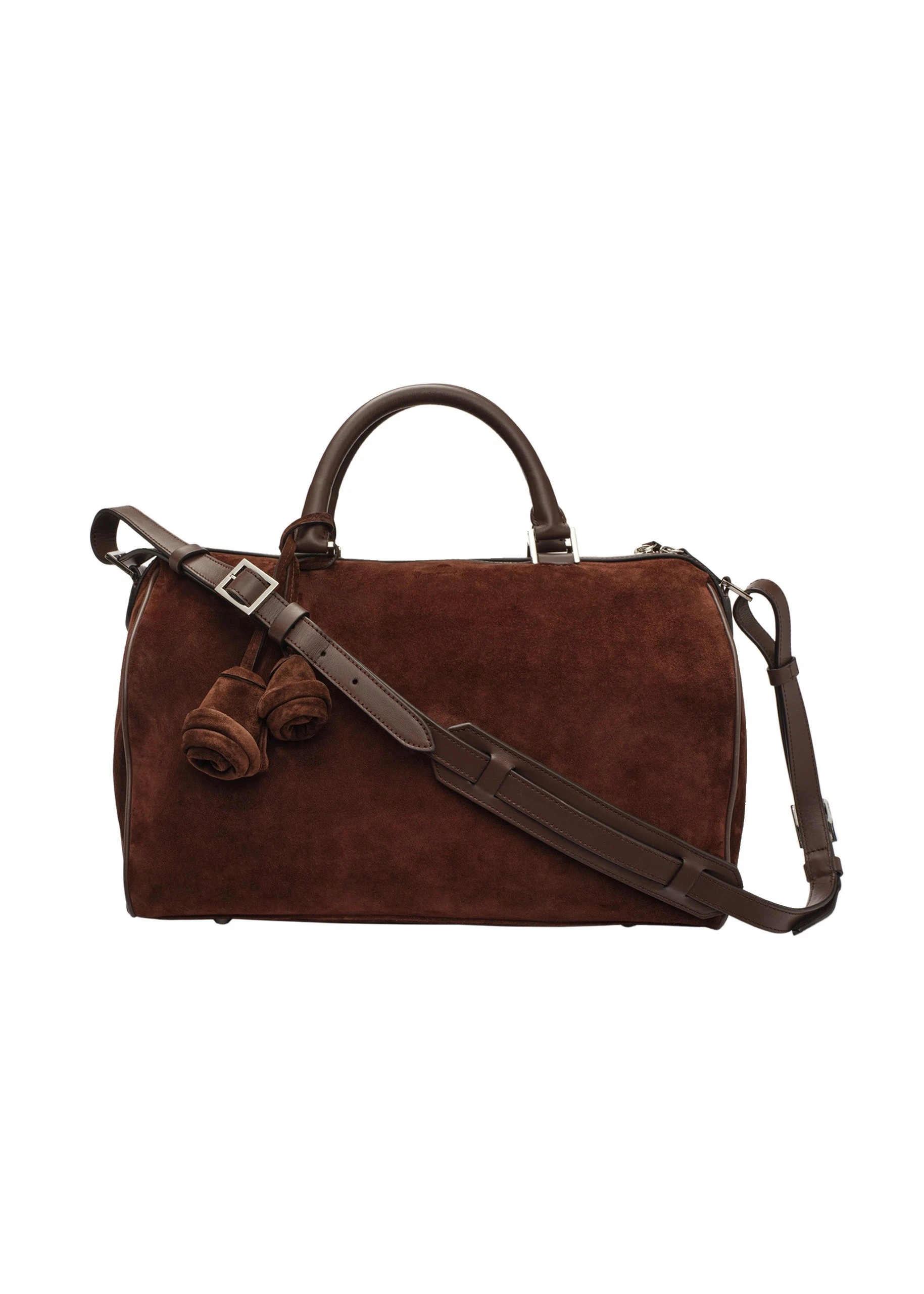 Magda Butrym Varsovia bag in brown suede | Coveti Magda Butrym Varsovia bag in brown suede
