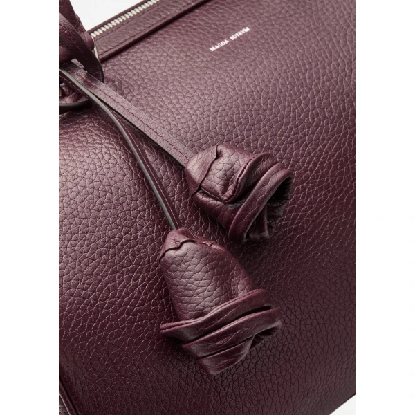 Varsovia bag in burgundy leather - Image 4