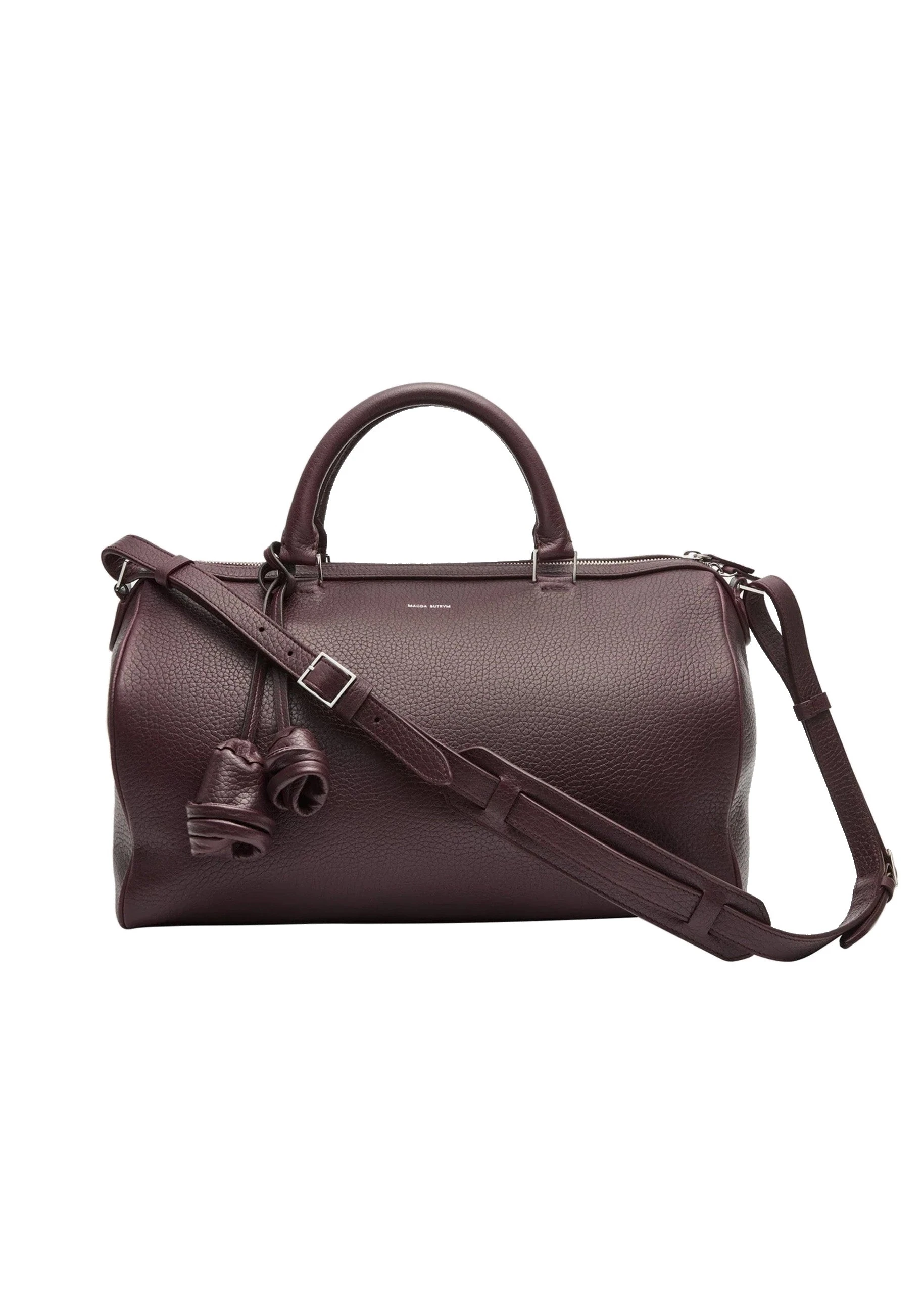 Magda Butrym Varsovia bag in burgundy leather | Coveti Magda Butrym Varsovia bag in burgundy leather