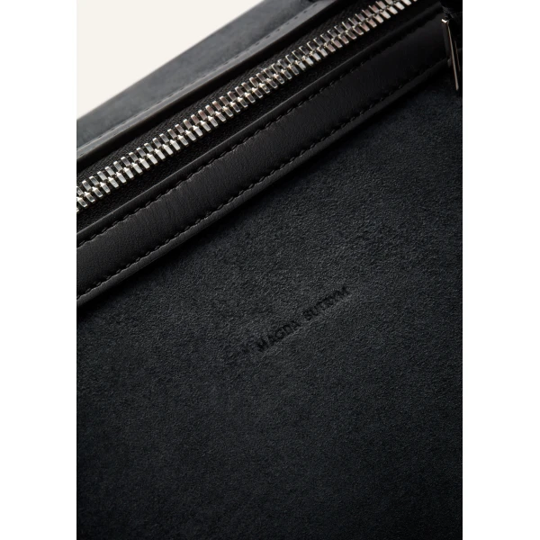 Varsovia bag in grey suede - Image 3