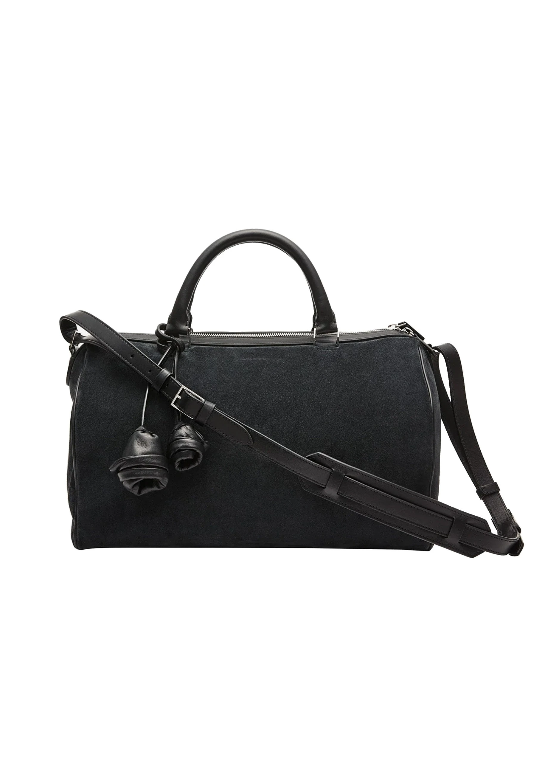 Magda Butrym Varsovia bag in grey suede | Coveti Magda Butrym Varsovia bag in grey suede