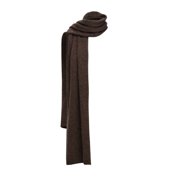 Magda Butrym Wool scarf in dark brown
