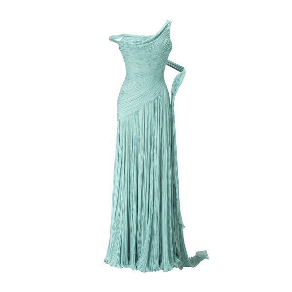 Marmar Halim Asymmetrical Chiffon Dress