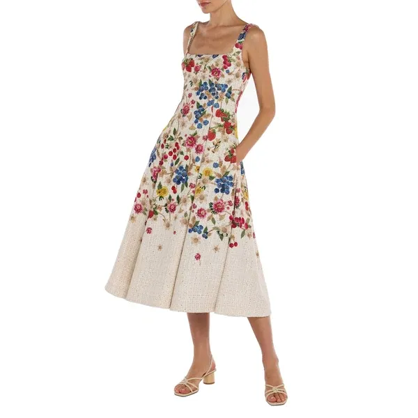 Mary Katrantzou Sequin Tweed Fruitavola