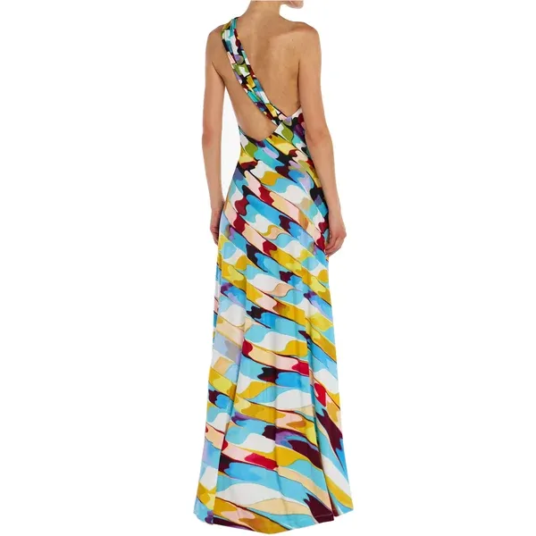 print dress and Mary Katrantzou SS26