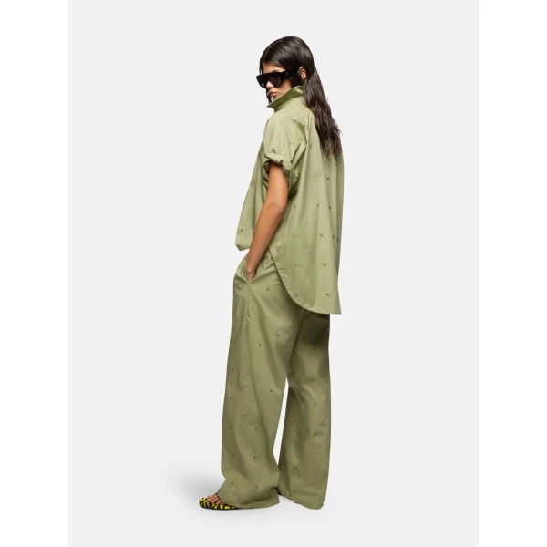 Attico military green top
