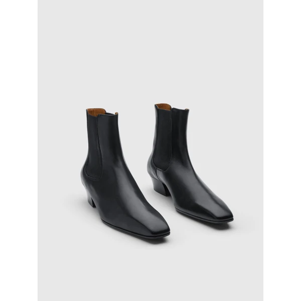 ATP Atelier Nemoli in Black Ankle Boots Black