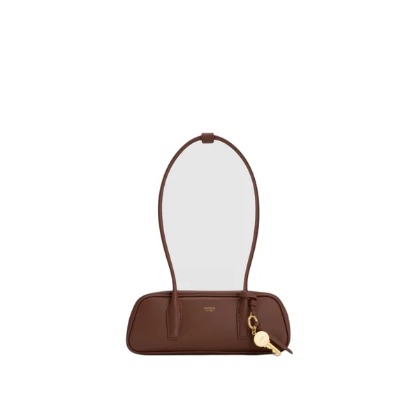 Louisa Smooth Mini Baguette Chestnut