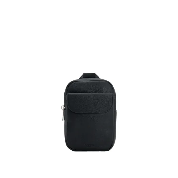 Oscar Pebble Crossbody Black