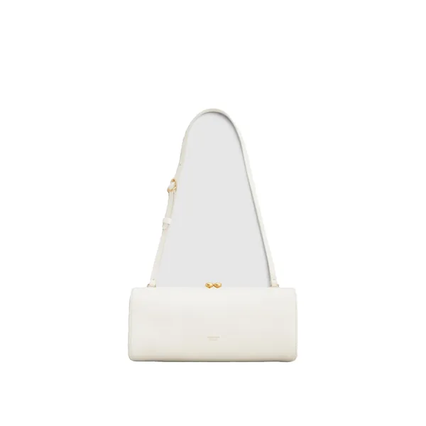 Penny Smooth Clutch Warm White