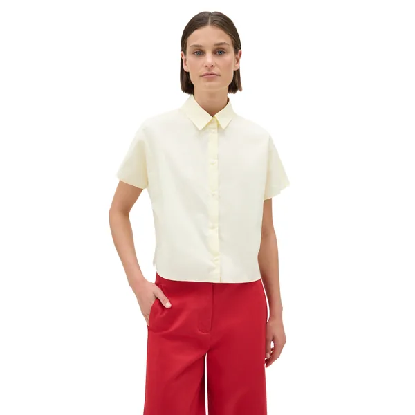 Short Sleeve Poplin Shirt