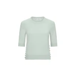 Oscar de la Renta Button Detail Pullover | Knitwear | Coveti
