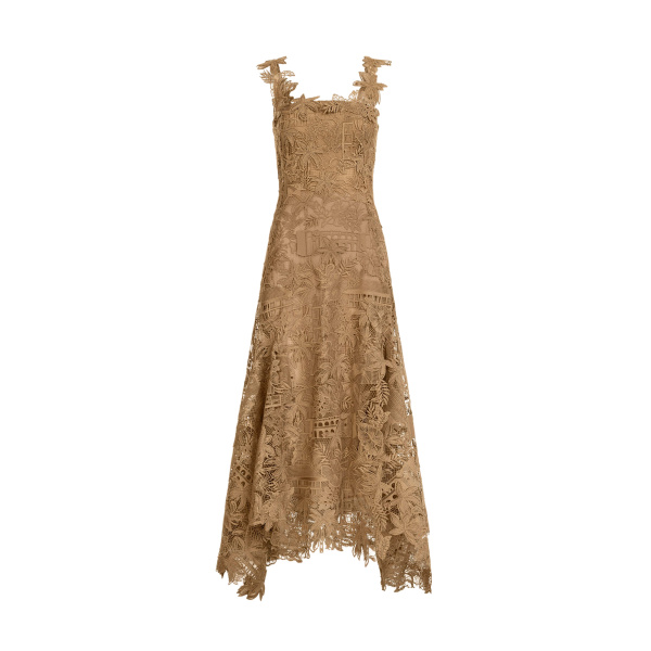 Oscar de la Renta Dominican Landscape Guipure Dress | Dresses | Coveti