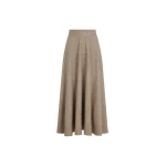 Oscar de la Renta Plaid Cashmere-Blend Skirt | Skirts | Coveti