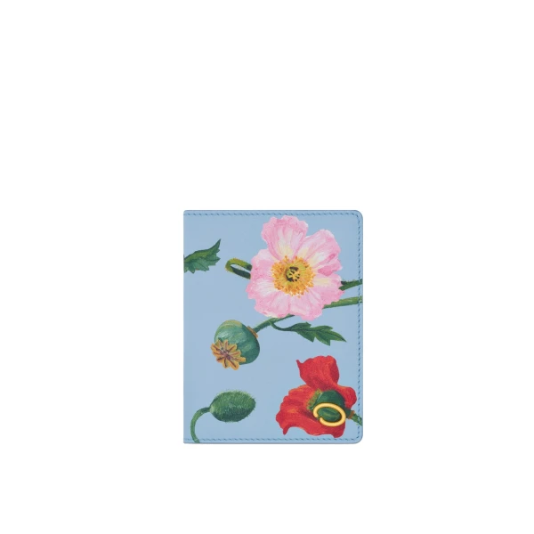 Poppy-Printed Passport Cover