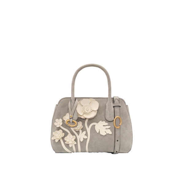 Oscar de la Renta The Mini Ivy in Suede