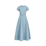 Oscar de la Renta Wool Cap Sleeve Dress | Dresses | Coveti