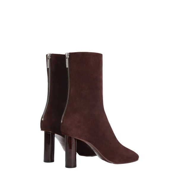Alice 85 Ankle Boots in Cioccolato Suede - Image 3
