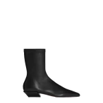 Paris Texas Bettina 25 Ankle Boots in Black Stretch Nappa Leather
