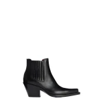 Paris Texas Dallas 60 Ankle Boots in Black Shiny Leather