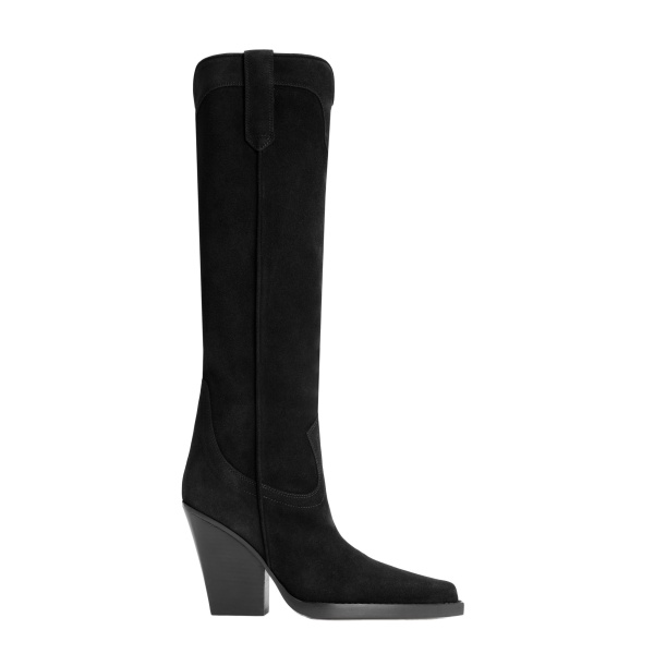 Paris Texas El Dorado 100 Boots in Black Suede
