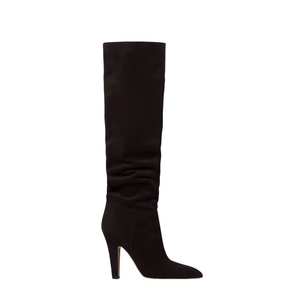 Paris Texas Elsa 100 Boots in Ebano Suede
