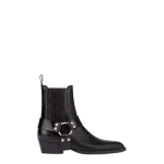 Paris Texas Helena 35 Ankle Boots in Black Shiny Vintage Leather