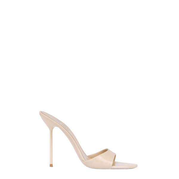 Paris Texas Lidia 105 Mules in Almond Patent Leather