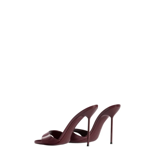 Lidia 105 Mules in Amarena Patent Leather - Image 3