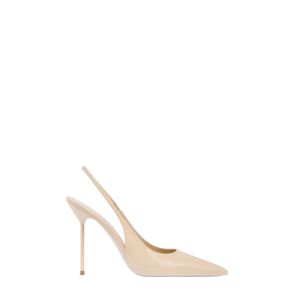 Paris Texas Lidia 105 Slingbacks in Almond Patent Leather