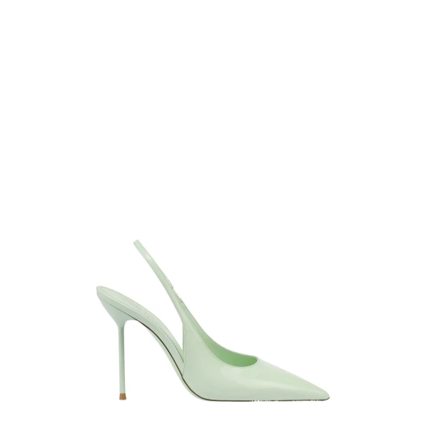 Paris Texas Lidia 105 Slingbacks in Celadon Patent Leather