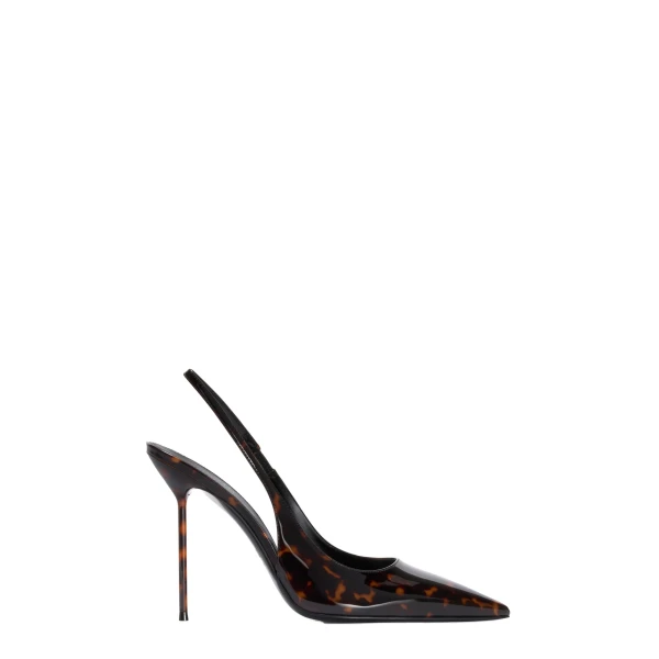 Lidia 105 Slingbacks in Tortoise Printed Patent Leather