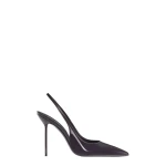 Paris Texas Lidia 105 Slingbacks in Violet Black Patent Leather