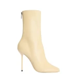 Paris Texas Lidia 105 Soft Ankle Boots in Butter Nappa Leather