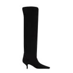 Paris Texas Rose 60 Over-the-Knee Boots in Black Suede