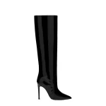 Paris Texas Stiletto 105 Boots in Black Patent Leather
