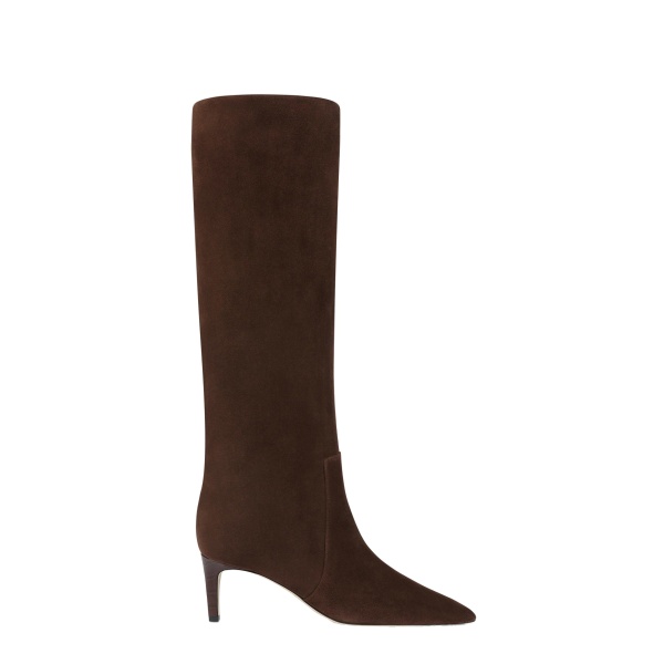 Paris Texas Stiletto 60 Boots in Cioccolato Suede