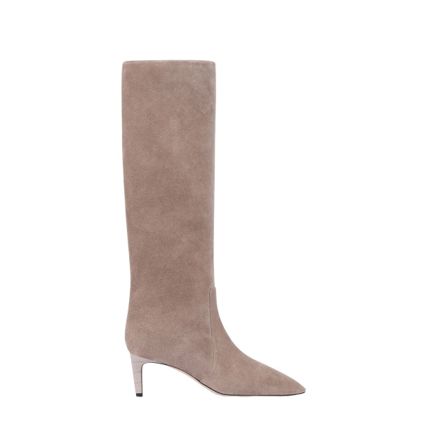 Paris Texas Stiletto 60 Boots in Taupe Suede